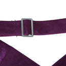 Fashion Elegant Pure Color Korean Style Unisex Cross Bow Tie Dark Purple