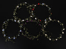 Women Girls Ladies Cute Elegant Head Wreath Floral Crown Garland Headband Headwear Headpiece White + Green