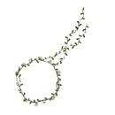 Women Girls Ladies Cute Elegant Head Wreath Floral Crown Garland Headband Headwear Headpiece Ivory + Green