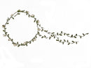 Women Girls Ladies Cute Elegant Head Wreath Floral Crown Garland Headband Headwear Headpiece Ivory + Green