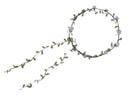 Women Girls Ladies Cute Elegant Head Wreath Floral Crown Garland Headband Headwear Headpiece Blue + Green
