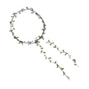 Women Girls Ladies Cute Elegant Head Wreath Floral Crown Garland Headband Headwear Headpiece Blue + Green