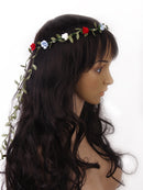 Women Girls Ladies Cute Elegant Head Wreath Floral Crown Garland Headband Headwear Headpiece Multi-Color