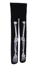 Halloween 3D Skull Skeleton Pantyhose Stockings Tights Leggings for Women