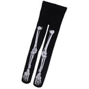 Halloween 3D Skull Skeleton Pantyhose Stockings Tights Leggings for Women
