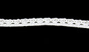 Fashionable 5 Yard Cotton Lace Trim 1cm Wide Craft Applique for Sewing Craft Doll Dress Making Clothing DIY White