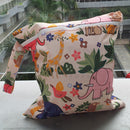 Baby Infants Wet Diaper Nappy Storage Waterproof Zippered Reusable Tote Style Bag Animal Flower Print Handbag Beige
