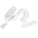 Fashionable 5 Yard 5.5cm Wide White Lotus Floral Stretch Lace Trim Costume Curtain Hair Bow DIY Sewing Applique