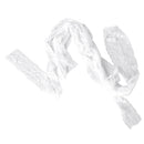 Fashionable 5 Yard 5.5cm Wide White Lotus Floral Stretch Lace Trim Costume Curtain Hair Bow DIY Sewing Applique