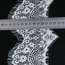 Fashionable 3 Yard 10cm Wide Black Eyelash Fringe Lace Trim DIY Sewing Applique Clothes Costume Doll Accessories DIY Accessory