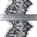 Fashionable 3 Yard 10cm Wide Black Eyelash Fringe Lace Trim DIY Sewing Applique Clothes Costume Doll Accessories DIY Accessory