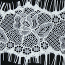 Fashionable 3 Yard 7cm Wide White Eyelash Lace Trim DIY Sewing Applique Clothes Costume Doll Accessories DIY Accessory
