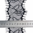 Fashionable 3 Yard 7cm Wide Black Eyelash Lace Trim DIY Sewing Applique Clothes Costume Doll Accessories DIY Accessory