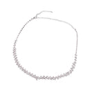 Set Of Stylish Women Girls Ladies Crystal Star Rhinestone Necklace With Earrings Jewelry Wedding Party Engagement Supplies Silver