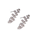 Set Of Stylish Women Girls Ladies Crystal Star Rhinestone Necklace With Earrings Jewelry Wedding Party Engagement Supplies Silver