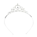 Cute Fashionable Wedding Party Bridal Bridesmaid Flower Girl Crown Headband Tiara w/ Clear Crystal Head Accessory