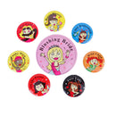 Set Of 8PCS Iron Funny Hen Party Night Out Badge Multi-Color
