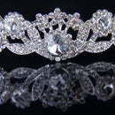 Women Girls Ladies Fashionable Crystal Rhinestone Sunflower Crown Headband Tiara Wedding Bridal Supplies
