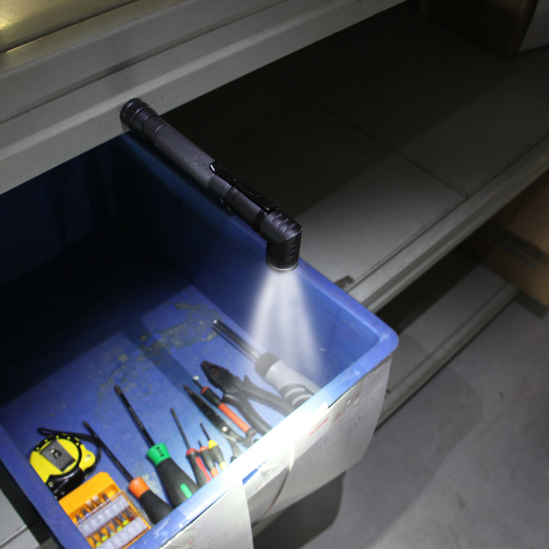 Nicron B73 150Lumens 4Modes Dimming Magnetic Tail 90 Adjustable Head Multi-Function LED Flashlight