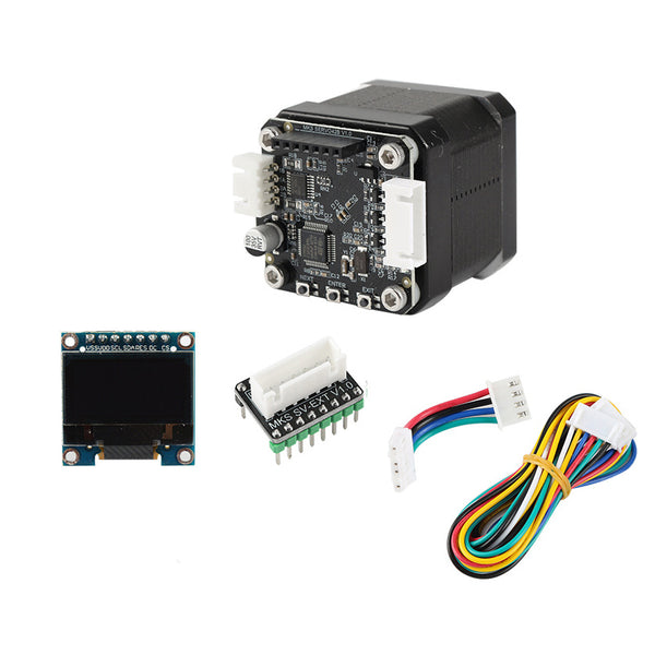 MKS SERVO42B Nema17 Closed Loop Stepper Motor Kit with Display + Adapter Board for 3D Printer Part