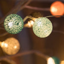 50CM/60CM Battery USB Powered LED Tree Cotton Ball Table Night Light for Bedroom Christmas Decor