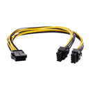 30cm 8pin turn double 8pin (6pin + 2pin) video card power supply line Z9N6