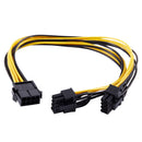 30cm 8pin turn double 8pin (6pin + 2pin) video card power supply line Z9N6
