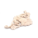 1x Exquisite Classic Rubber Wood Carved Applique Retro Furniture Craft Deco N6A6