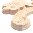 1x Exquisite Classic Rubber Wood Carved Applique Retro Furniture Craft Deco N6A6