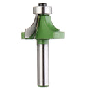 Drillpro 6Pcs 8mm Shank Router Bit Round Chamfer Edge Forming Router Bit Woodworking Cutter