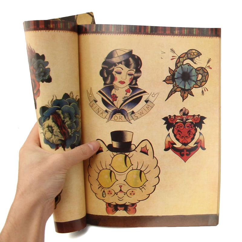 108 Pages Eastern Imprint Paper Book Fine Printed Art Design Tattoo Book
