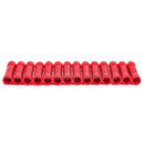 50Pcs Insulated Butt Wire Connector Crimp Terminal 10-22AWG 0.5-6.0mm2 PVC Kit