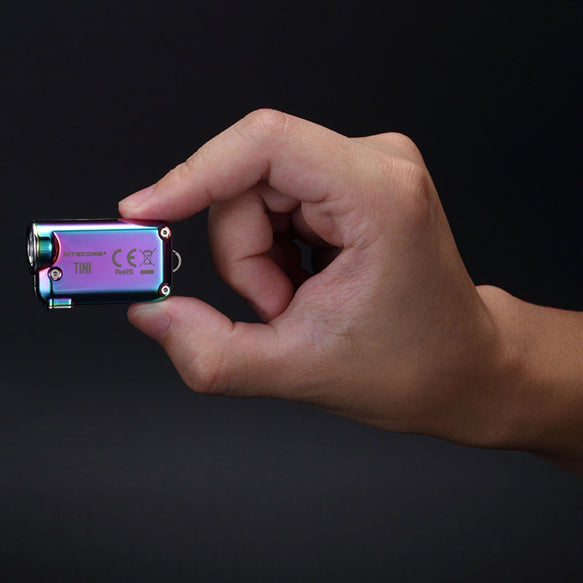 Nitecore Tini SS XP-G2USB Rechargeable USB Charging Mini Keychain Light EDC Torch LED Flashlight