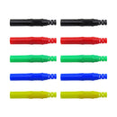 10Pcs P3013 4mm Safety Shrouded Banana Plug Solder In line DIY Assembly Test Leads Connectors