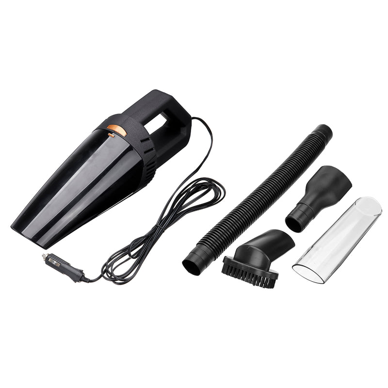120W 12V 13FT 3700PA Corded Car Vacuum Cleaner HEPA Washable Handheld Dry Wet