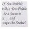Waterproof Removable Toilet Seat Cover Sticker If You Dribblre Bathroom Wall Decal Home Decor