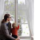 Creative Snow Fluorescent Luminous Paste Stickers Night Light Living Bedroom Decorative Wall Sticker