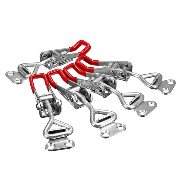 5Pcs Adjustable Toggle Clamp 100KG/220lbs Quick Holding Capacity Latch Hand Tool