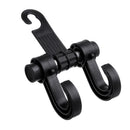 RUNDONG Multifunctional ABS Car Seat Back Hook Dual Brackets Hangers