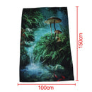 Fantasy House Decor Collection, View Of Fantasy River with A Pond, Fish And Q7N3