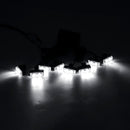 8PCS 16W 12V LED Car Emergency Strobe Warning Light Police Fireman Flashing Grill Fog Lamp Kit Yellow/White