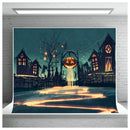 7x5ft Haunted Halloween Photography Backdrops Scared Pumpkin Castle Boneyar H8Y6