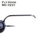 MAXCATCH 25Pcs/Box Barbless Fly Hooks For Fishing 5 Kinds of Models 3 Sizes