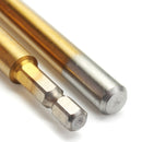 3/8 Inch 9.5mm Twist Step Drill Bit With Titanium Coated for Pocket Hole Jig Woodworking