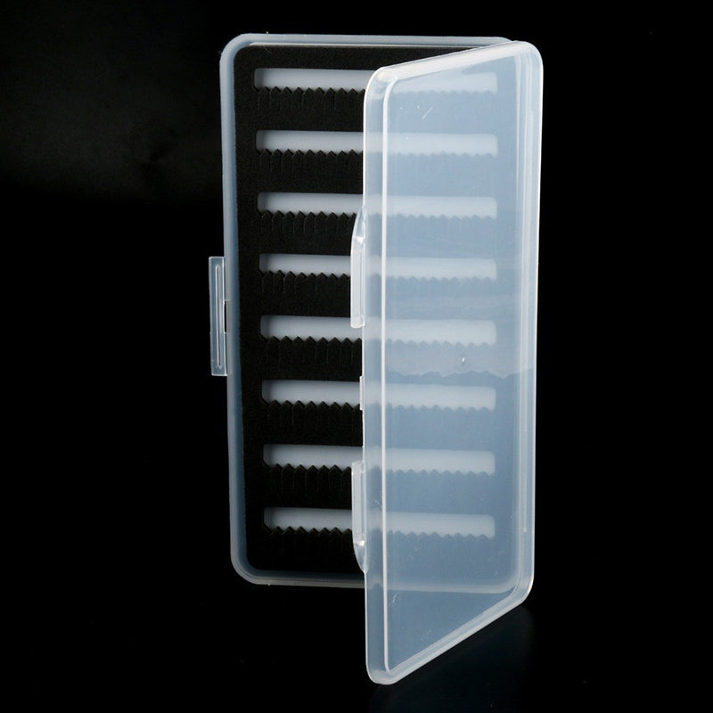 ZANLURE 185x103x13mm 168 Flies Capacity Plastic Fly Fishing Box Fishing Lure Hook Bait Tackle Box
