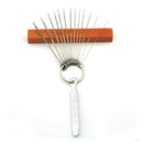 Guitar Bridge Saddle Nut Files Set - 13 Size Needle Files with Circular Cro W7N7