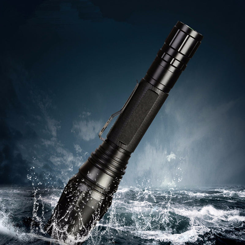 1400LM Elfeland Tactical Zoomable 5Mode T6 LED Torch Flashlight +18650 Battery