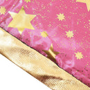 Halloween Costumes Witch Wizard Cloak with Hat for Kids Boys Girls Pink R8L4