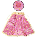 Halloween Costumes Witch Wizard Cloak with Hat for Kids Boys Girls Pink R8L4
