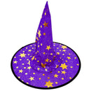 Halloween Costumes Witch Wizard Cloak with Hat for Kids Boys Girls Purple